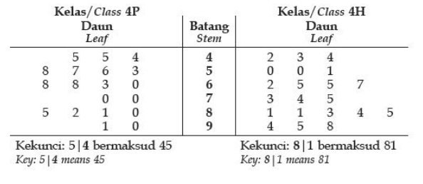 Dan plot daun batang Bagaimana Memahami